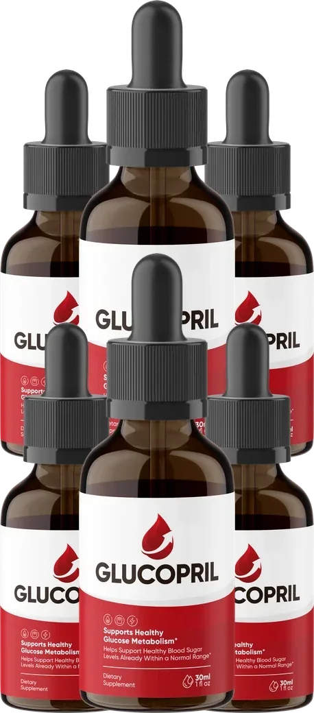 GlucoPril 6-bottle kit